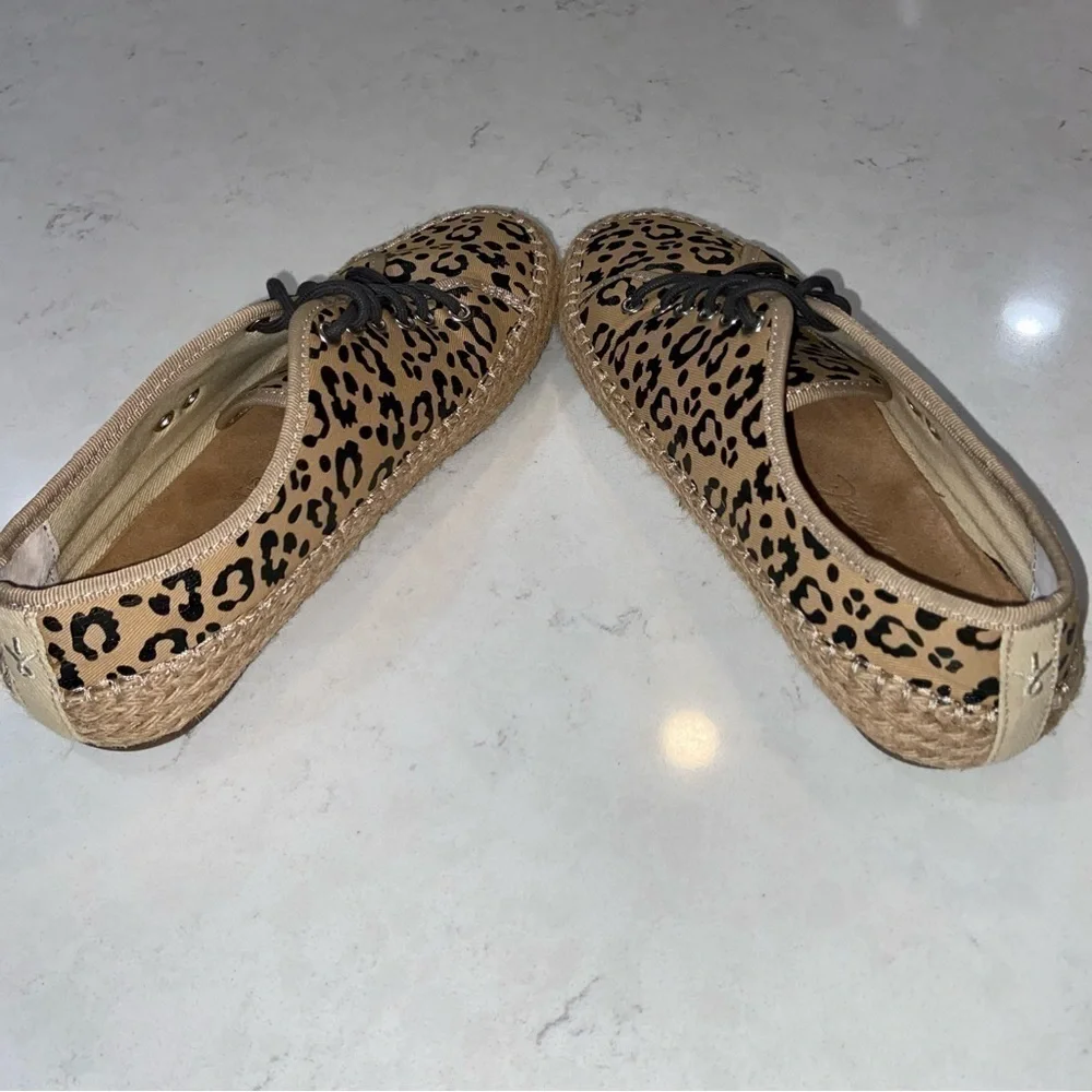 Emu Australia Agonis Espadrille Sneaker Leopard Canvas Size 7